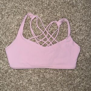 Lululemon Athletica Light Pink Free to Be Bra Sports Bra
